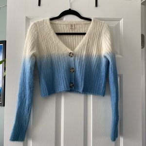 UO Ombré Cropped Cardigan